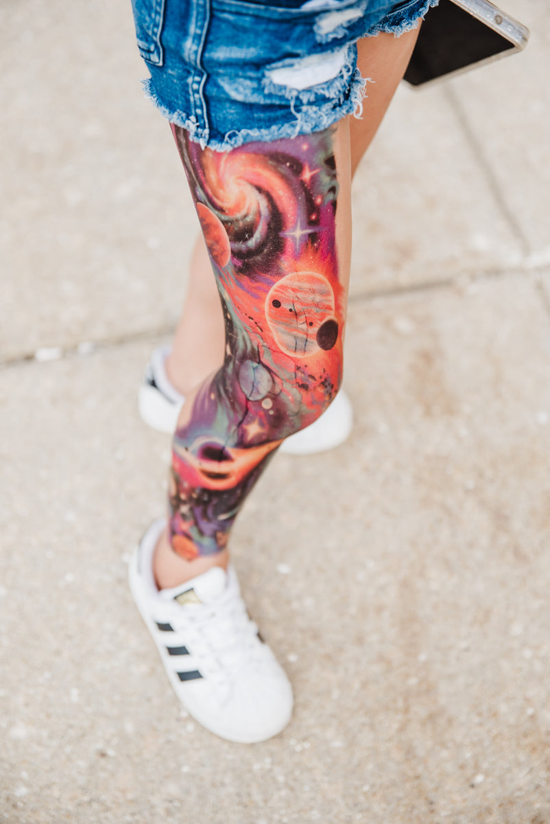 World Tattoo Gallery on X: leg sleeve tattoo © by BoyeTattoo